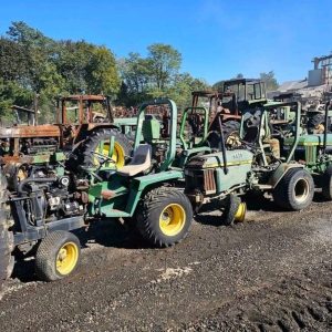 salvage john deere tractors